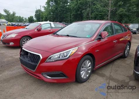 2016 Hyundai Sonata Hybrid/Se z USA, uszkodzony, nr VIN KMHE24L16GA015369